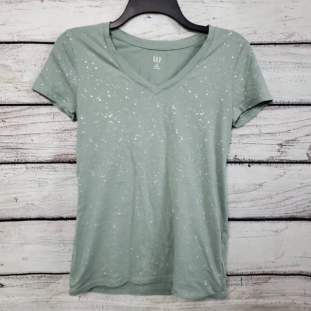 GAP XS Light Green Tee